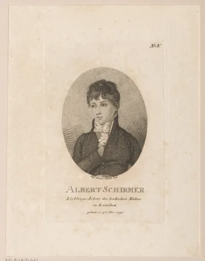 Portret van Albert Schirmer