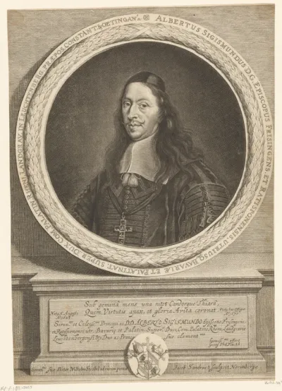Portret van Albert Sigismund van Beieren