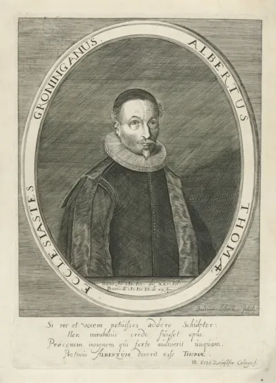 Portret van Albert Thomae