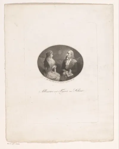 Portret van Albertine en Franz Alexander von Kleist