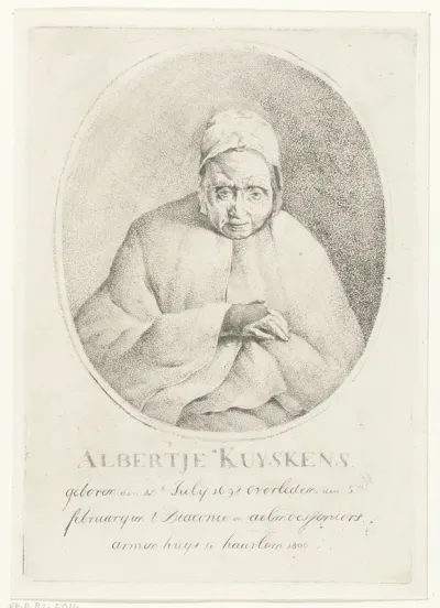 Portret van Albertje Kuyskens