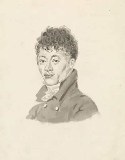 Portret van Albertus Jonas Brandt