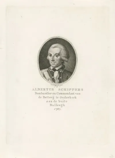 Portret van Albertus Schippers