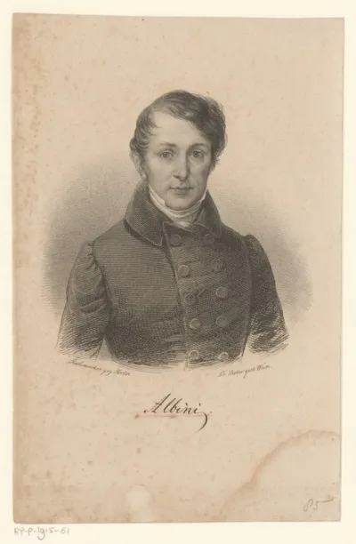 Portret van Albin Johann Baptist von Meddlhammer