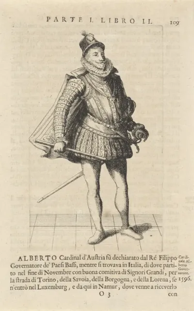 Portret van Albrecht, aartshertog van Oostenrijk
