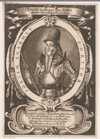Portret van Albrecht Alkibiades