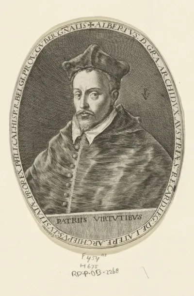 Portret van Albrecht als kardinaal
