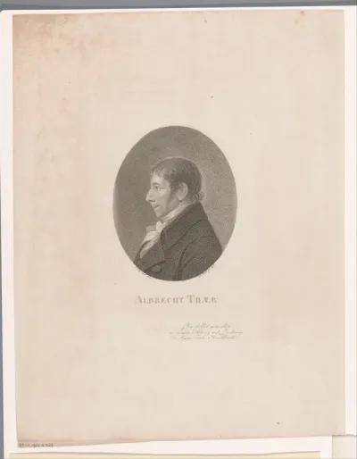 Portret van Albrecht Daniel Thaer