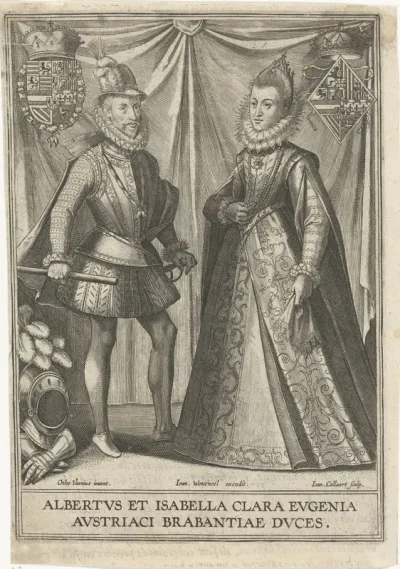 Portret van Albrecht en Isabella van Oostenrijk