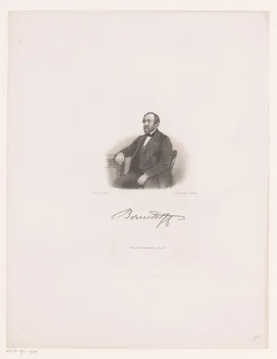 Portret van Albrecht Graf von Bernstorff