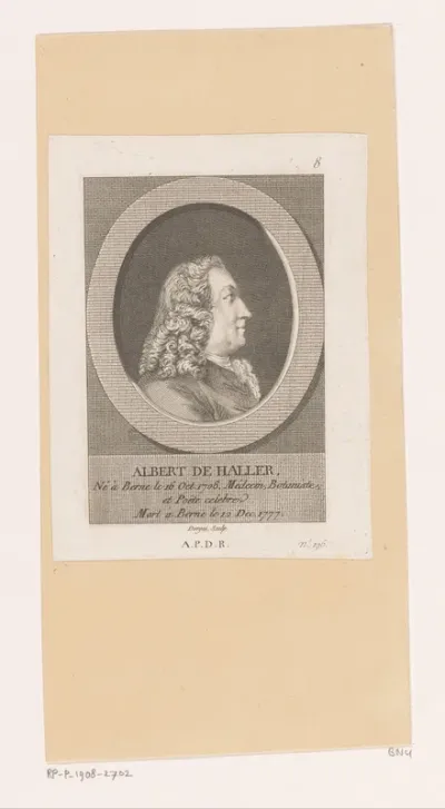 Portret van Albrecht Haller