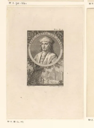 Portret van Albrecht III van Saksen