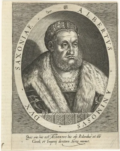 Portret van Albrecht III van Saksen