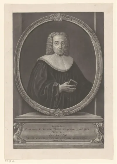 Portret van Albrecht Ludwig Jakob Harder