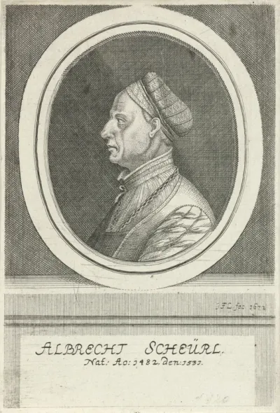 Portret van Albrecht Scheurl