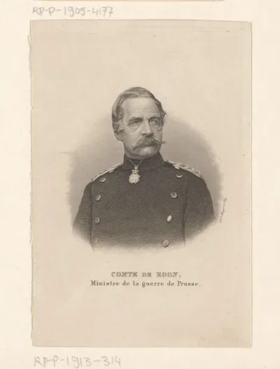 Portret van Albrecht Theodor Emil von Roon