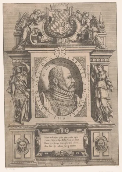 Portret van Albrecht V, hertog van Beieren