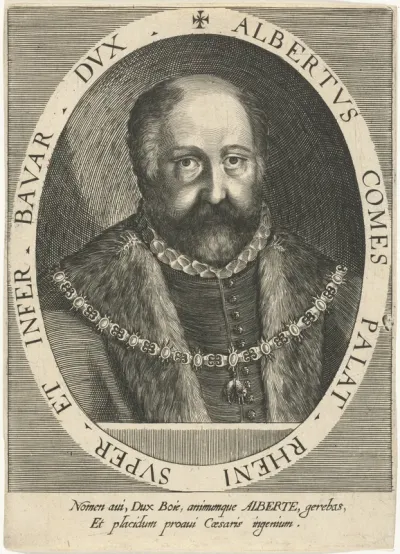 Portret van Albrecht V, hertog van Beieren