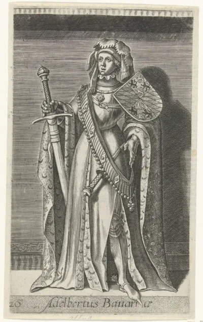Portret van Albrecht van Beieren, graaf van Holland en Henegouwen