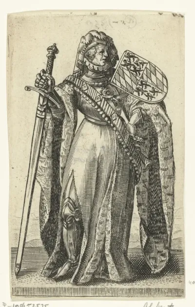 Portret van Albrecht van Beieren, graaf van Holland en Henegouwen