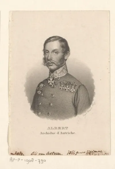 Portret van Albrecht van Oostenrijk-Teschen