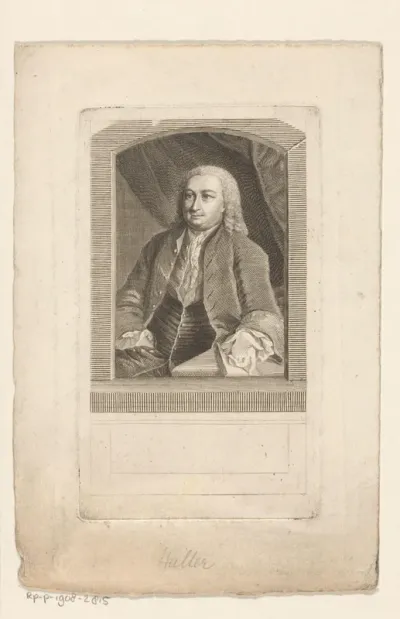 Portret van Albrecht von Haller