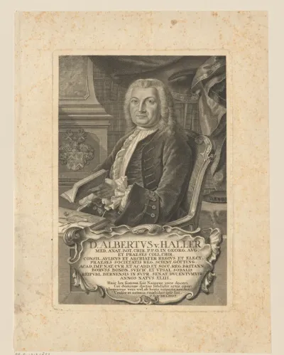 Portret van Albrecht von Haller