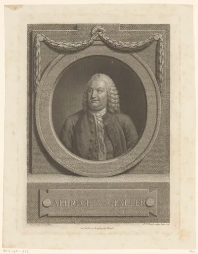 Portret van Albrecht von Haller