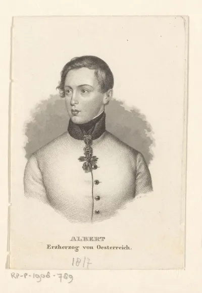 Portret van Albrecht von Österreich-Teschen