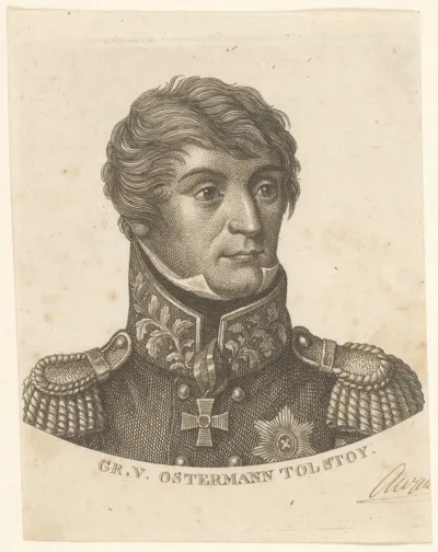 Portret van Aleksandr Iwanowitsch, graaf Ostermann-Tolstoj