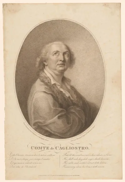 Portret van Alessandro Cagliostro