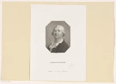 Portret van Alessandro Cagliostro