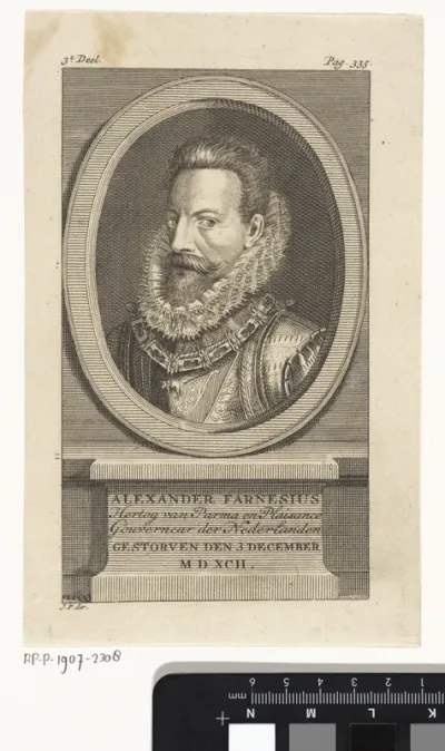 Portret van Alessandro Farnese, hertog van Parma