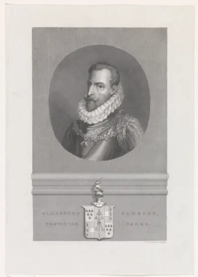 Portret van Alessandro Farnese, hertog van Parma