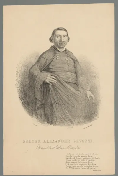 Portret van Alessandro Gavazzi