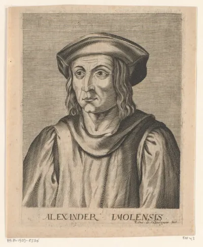 Portret van Alessandro Tartagni