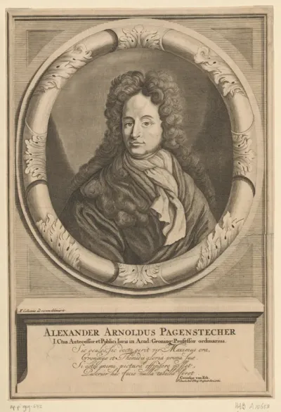 Portret van Alexander Arnold Pagenstecher