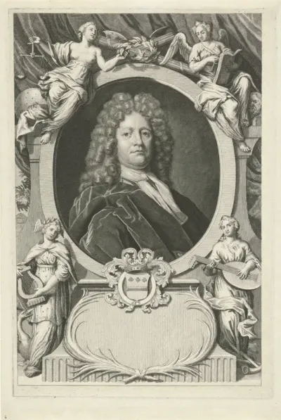 Portret van Alexander de Muncq op 55-jarige leeftijd
