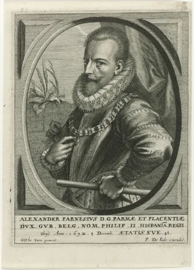 Portret van Alexander Farnese, hertog van Parma