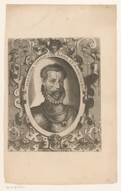 Portret van Alexander Farnese, hertog van Parma