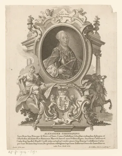 Portret van Alexander Ferdinand, Fürst von Thurn & Taxis