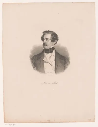 Portret van Alexander Freiherr von Bach