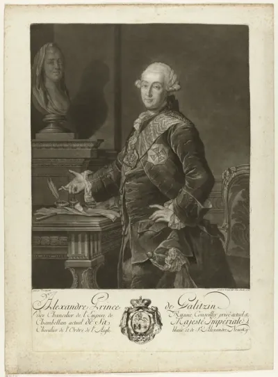 Portret van Alexander Galitzin