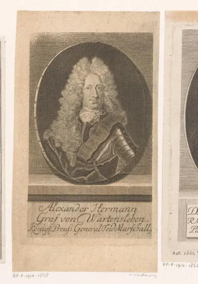 Portret van Alexander Hermann Graf von Wartensleben