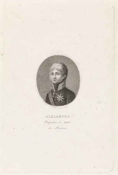 Portret van Alexander I Pavlovitsj, tsaar van Rusland
