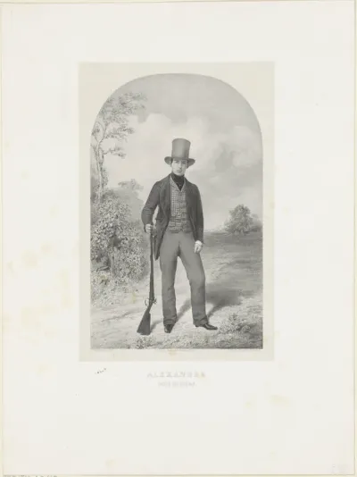 Portret van Alexander I, prins der Nederlanden