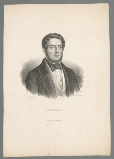 Portret van Alexander Karl Hermann Braun
