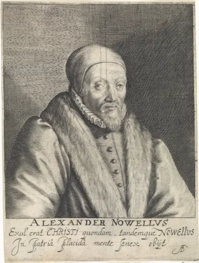 Portret van Alexander Nowell