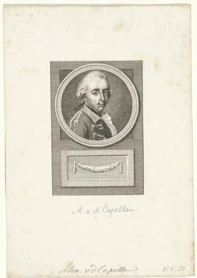 Portret van Alexander Philip van der Capellen