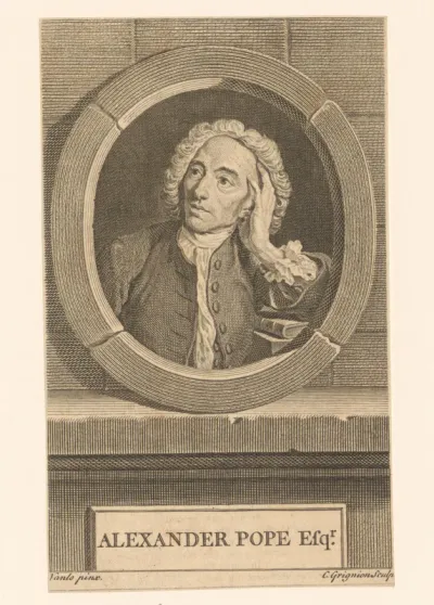 Portret van Alexander Pope